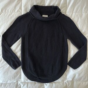 LOFT Black Cowl Neck Sweater